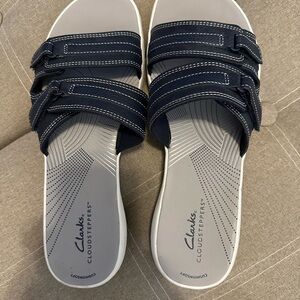 Clarks Cloudsteppers Women's Dark Blue Sandals